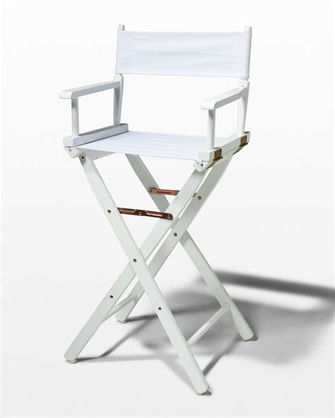 chanel directors chair white|classic directors chairs.